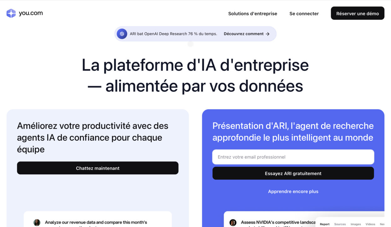 Page d’accueil You.com.