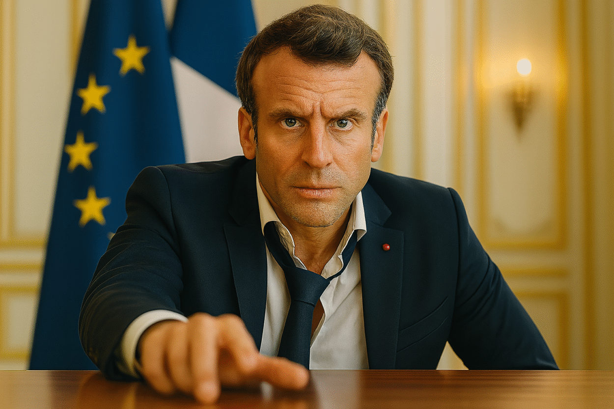 Deepfake d’Emmanuel Macron.