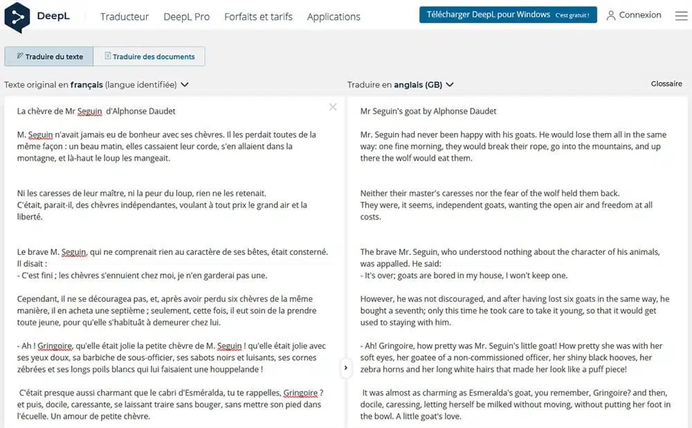 DeepL traducteur automatique gratuit