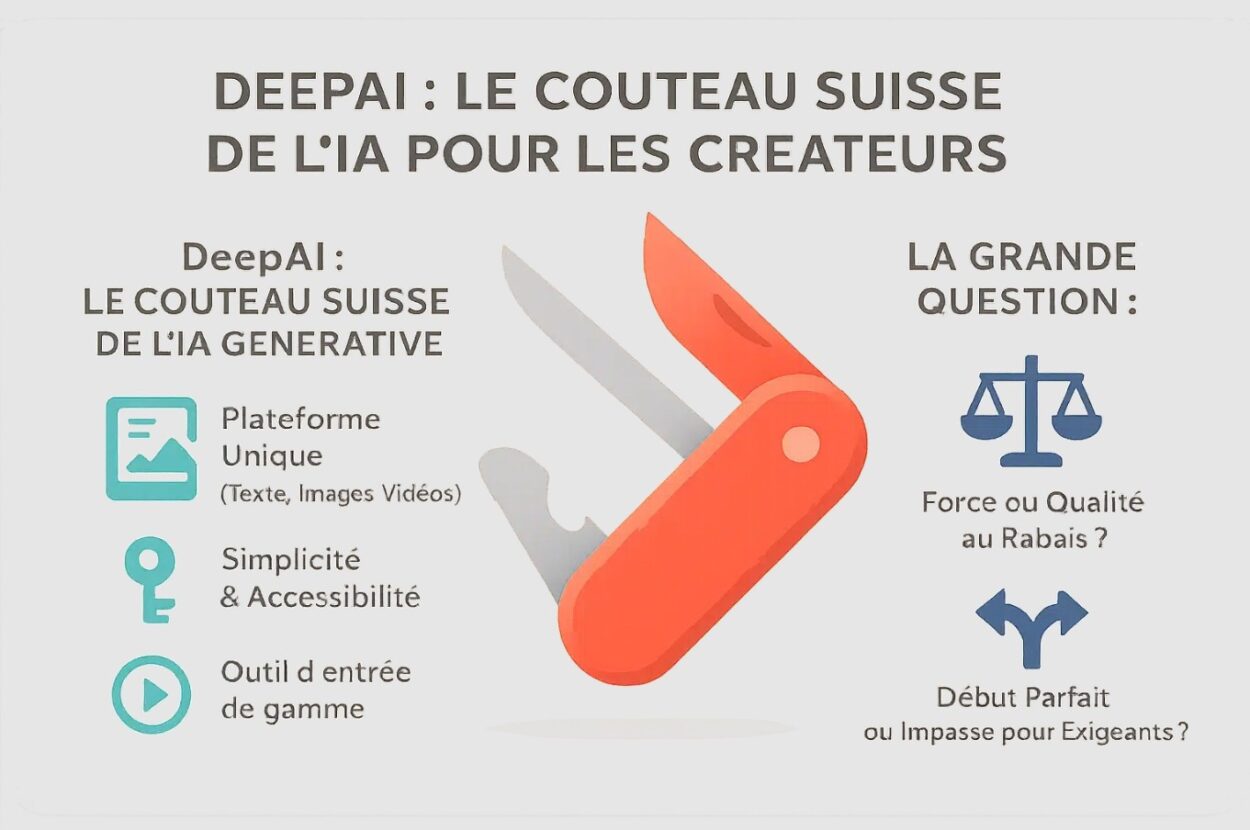 DeepAI, couteau suisse de l'IA