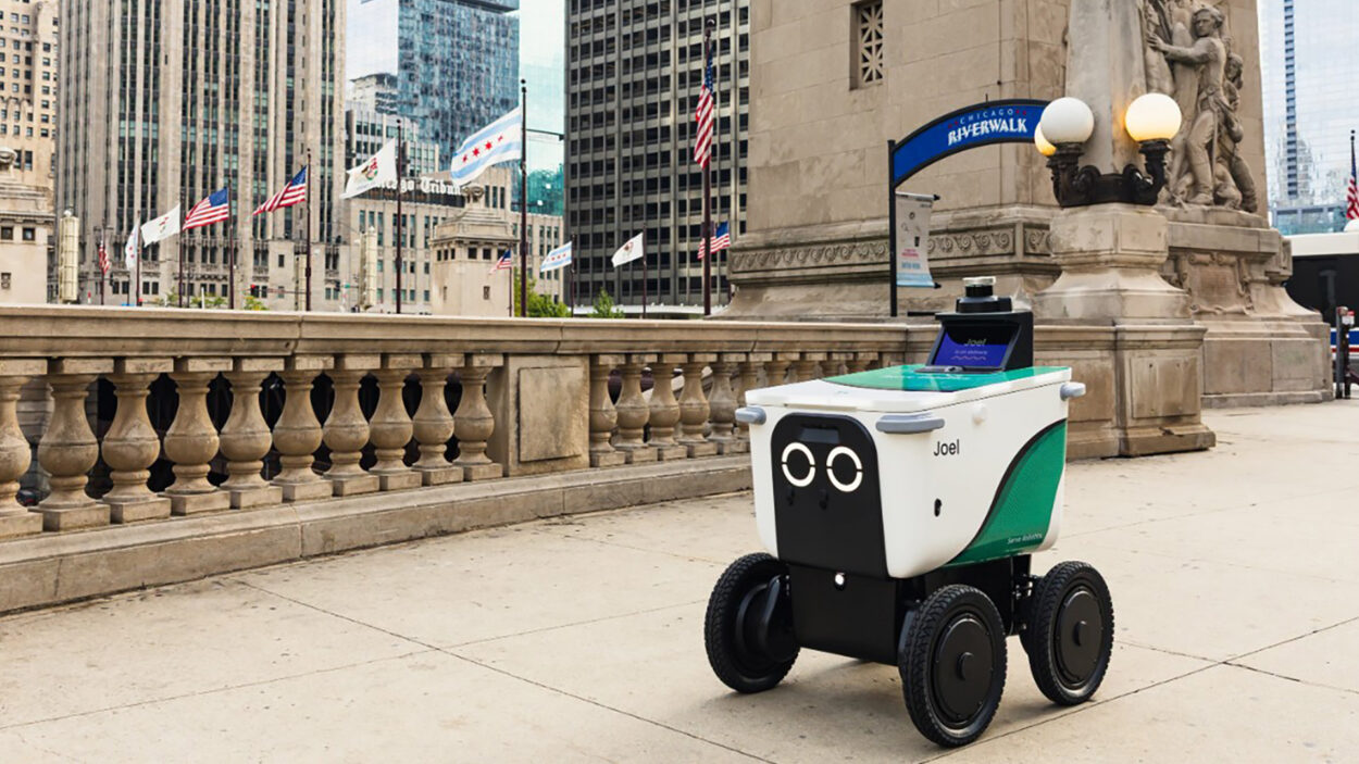 Robot livreur à Chicago