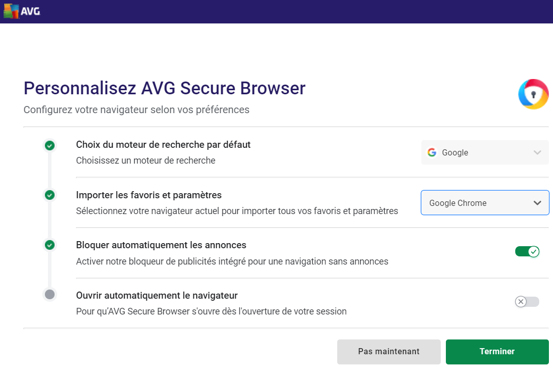 AVG Secure Browser Personalizer