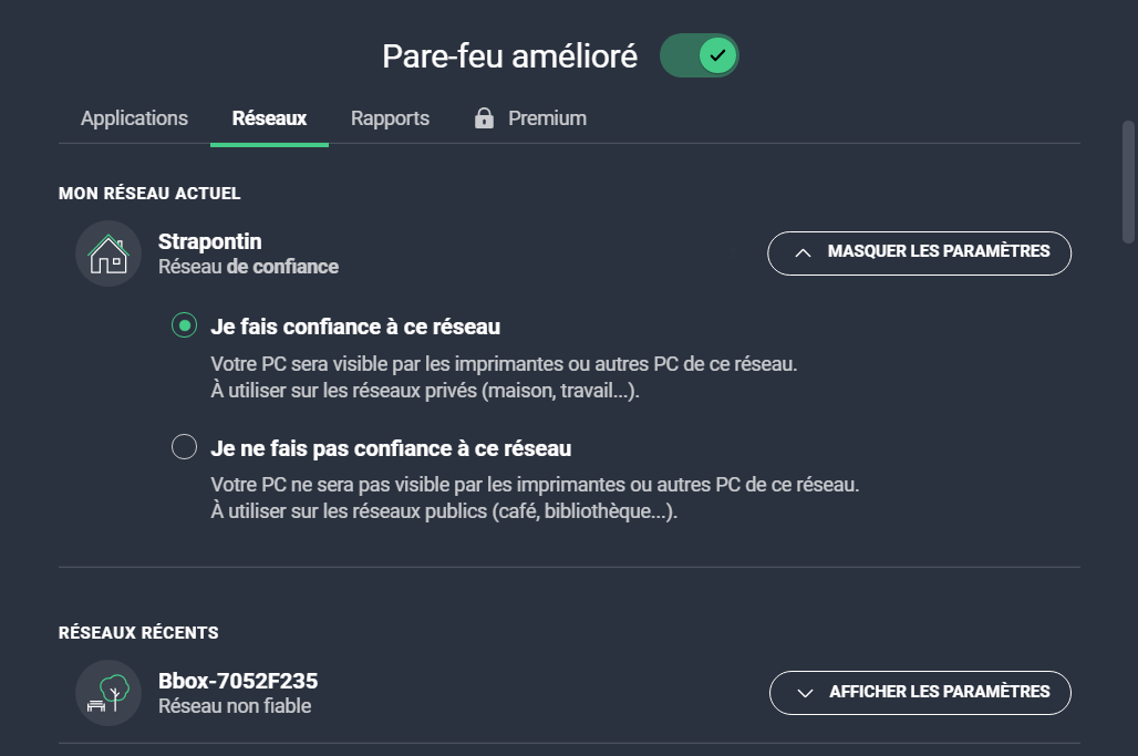 AVG pare-feu gratuit