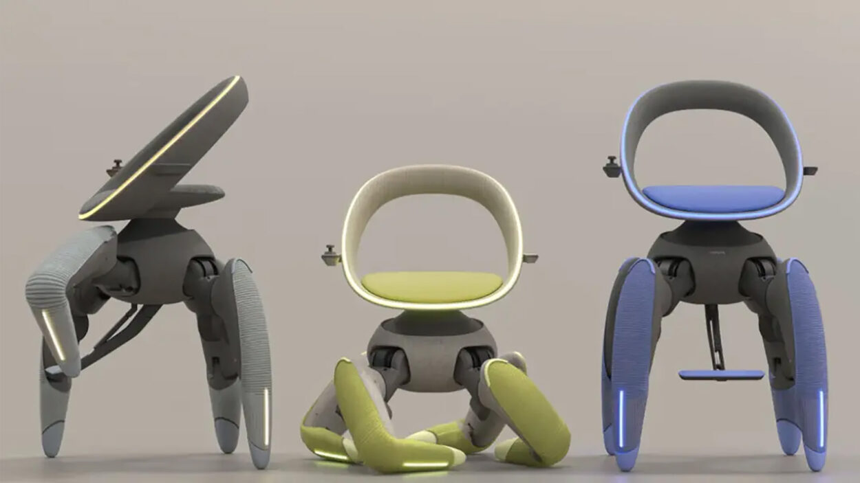 Chaise robot Walk Me de Toyota