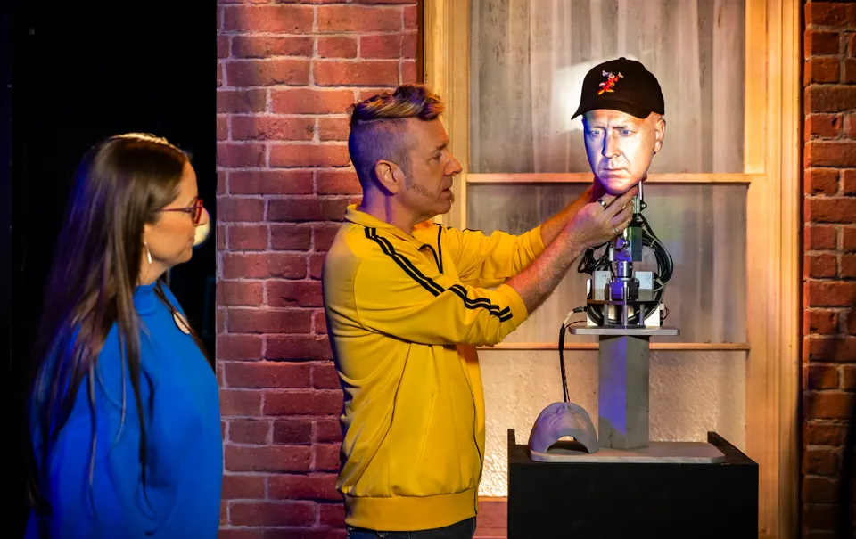 Projection mapping sur Animatronique