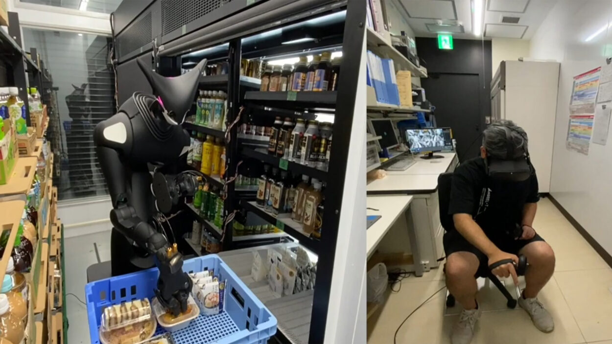 Robots dans les supermarchés japonais