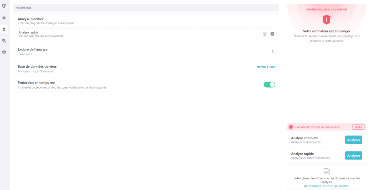 Analyse rapide résultats Surfshark