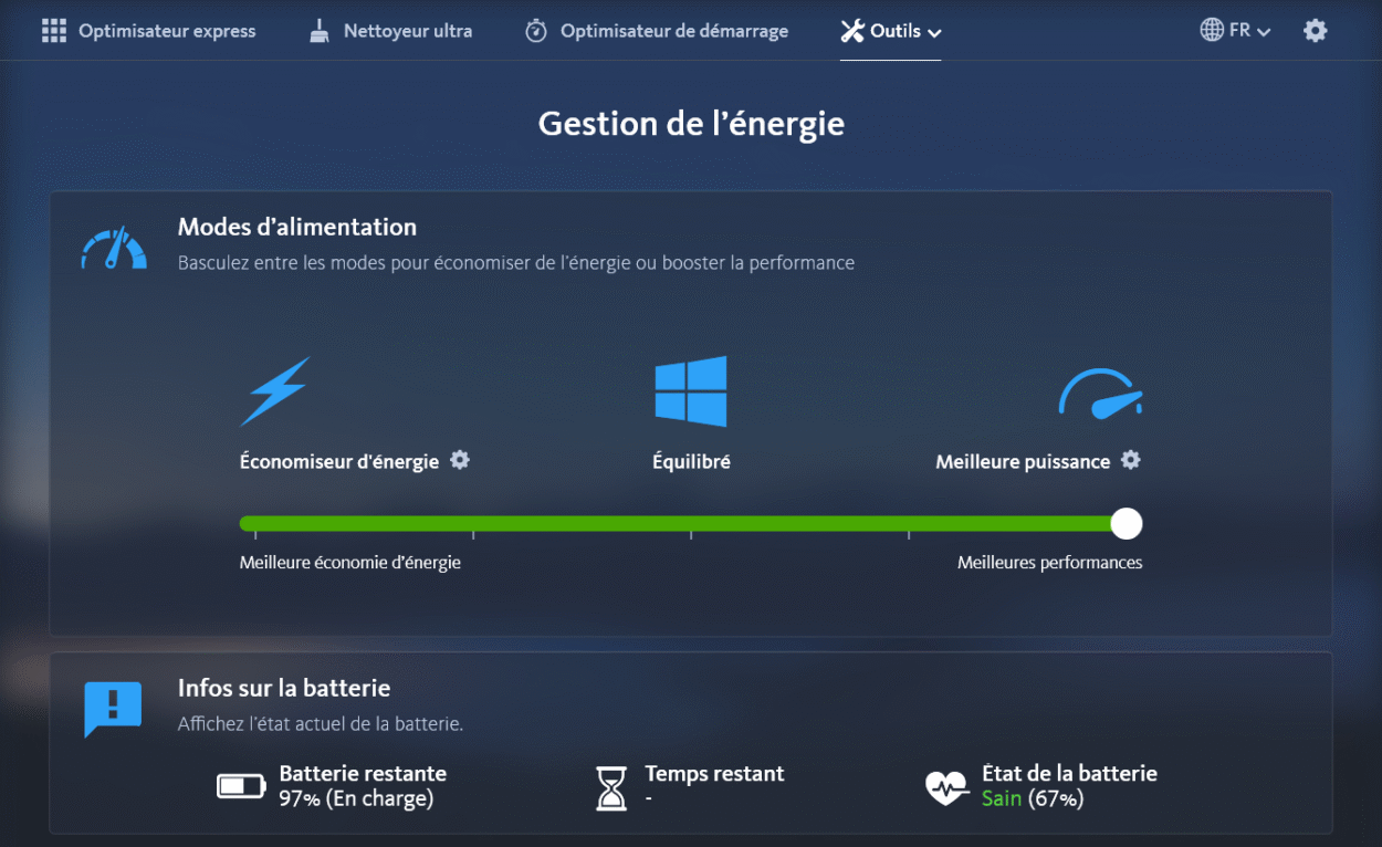 Avira Prime économie ou booster d'énergie