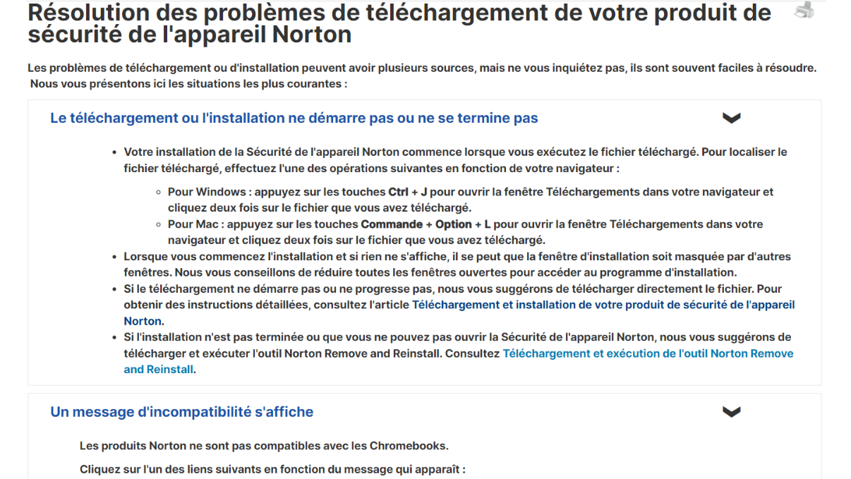 Support en ligne Test Norton Antivirus