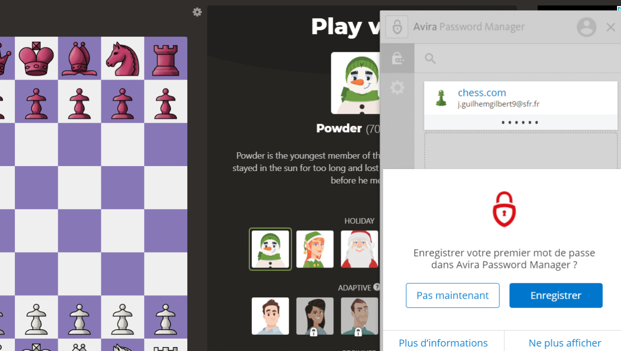 gestionnaire de mots de passe Avira