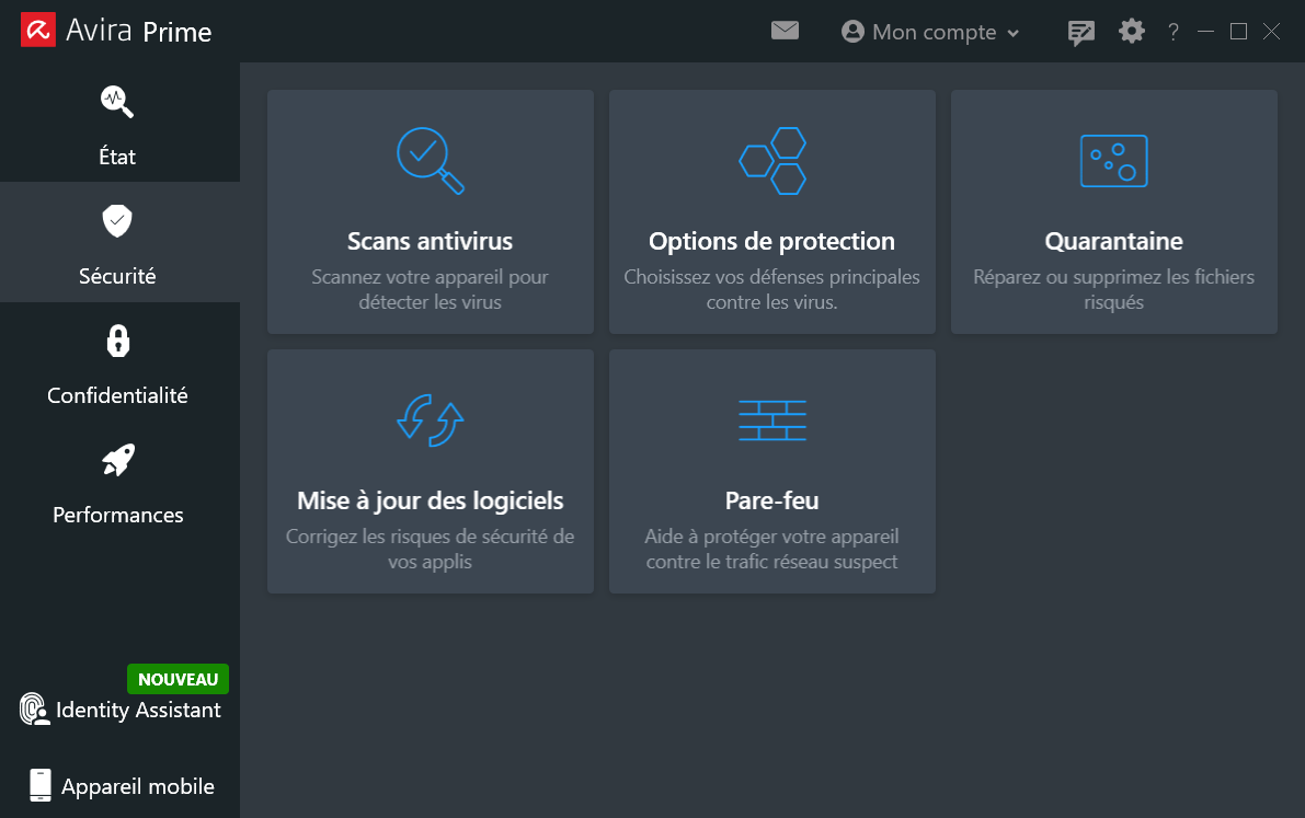 protection Avira Prime