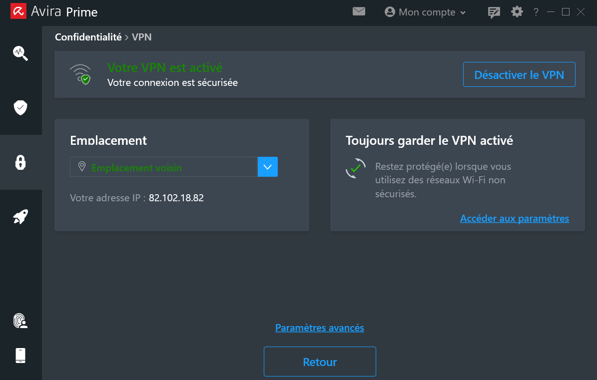 vpn avira prime