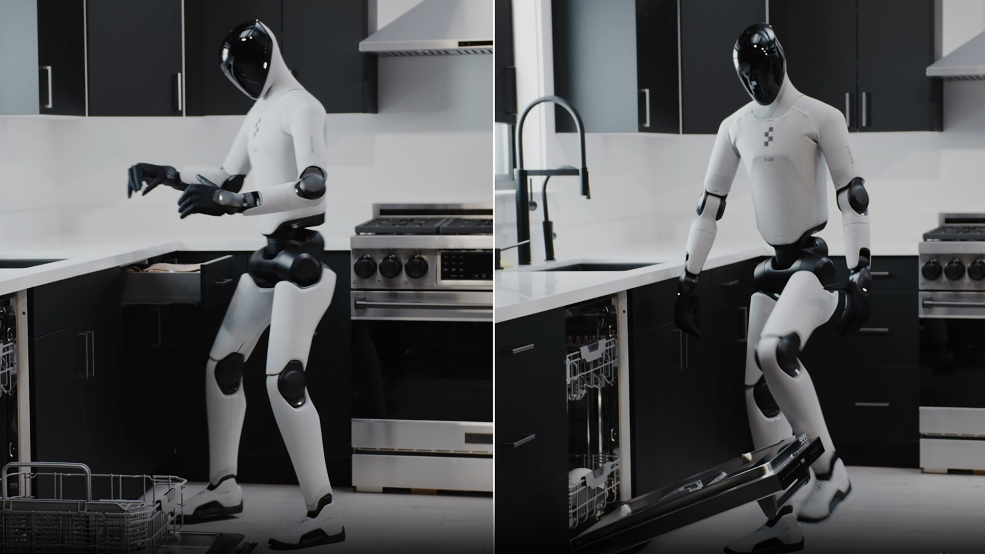 Robot Figure 03, avec l'IA Helix 02