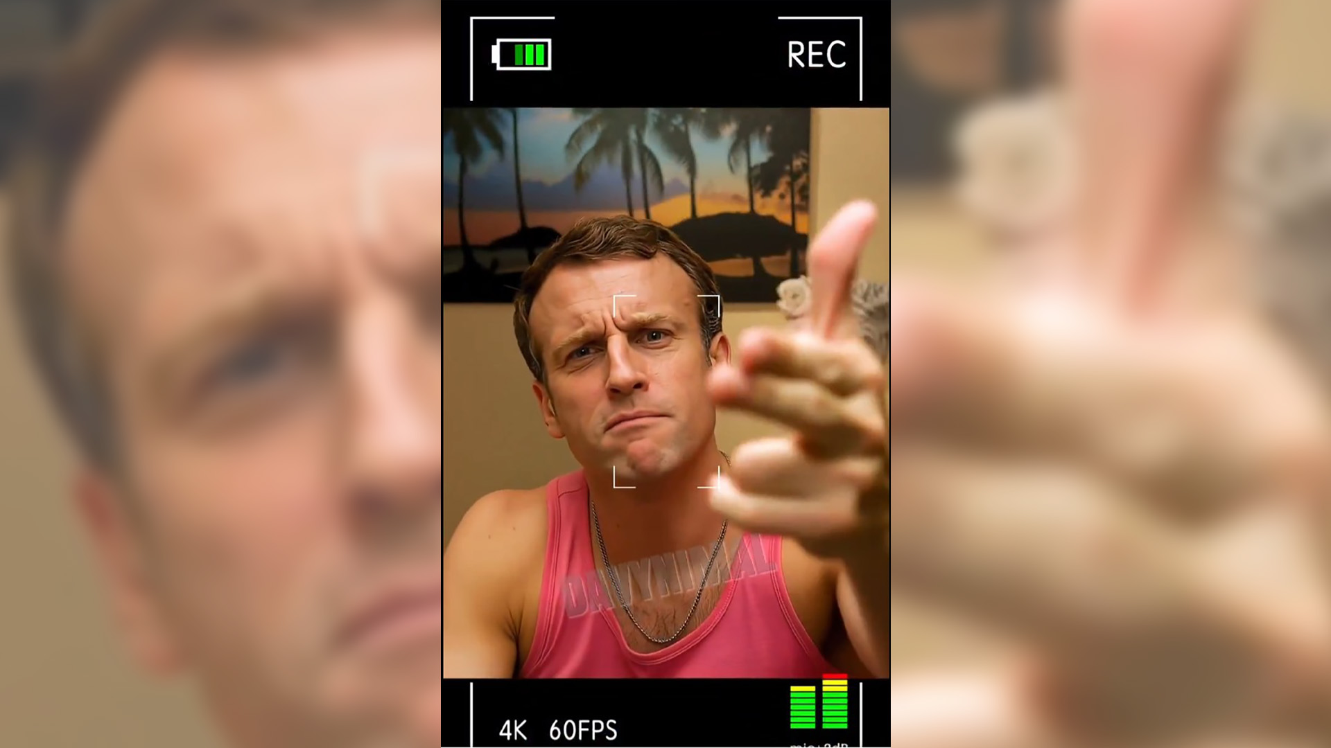 Vidéo IA de Macron par Davynimal