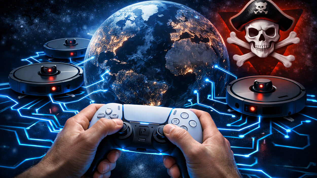 Piratage de robots aspirateurs avec une manette de PS5