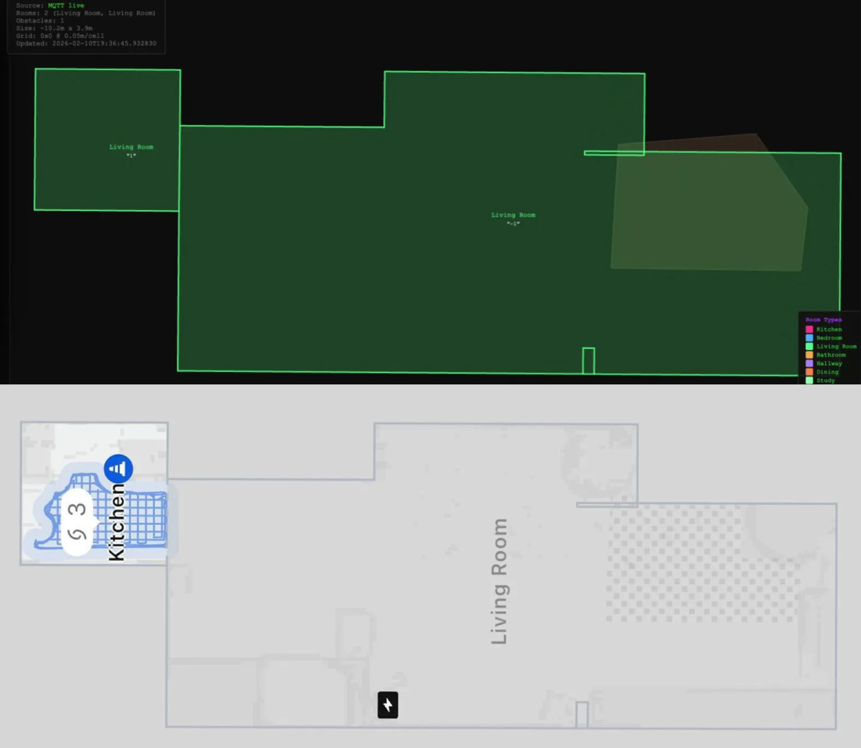 Plan d'un robot aspirateur piraté