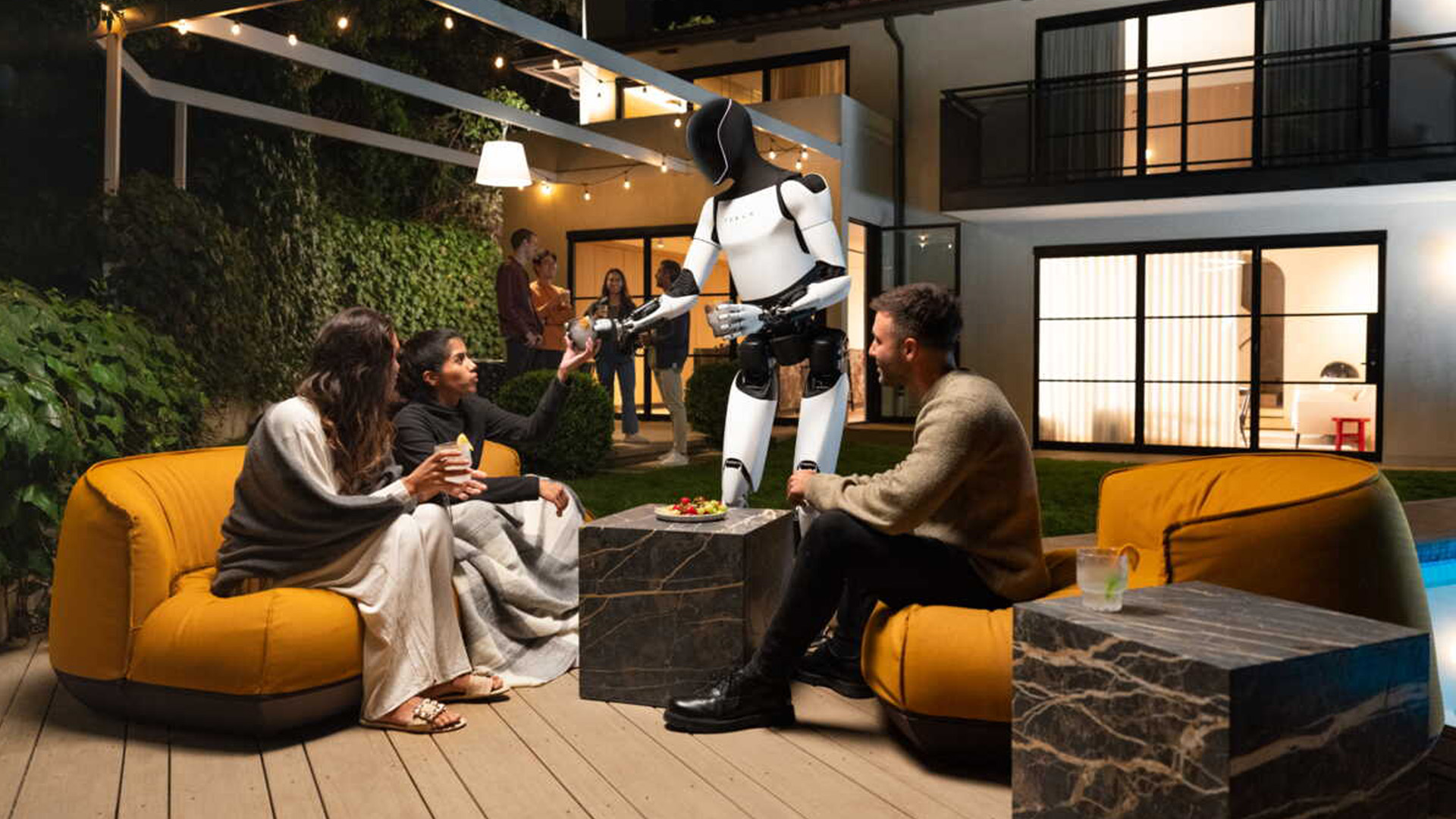 Optimus Tesla à domicile