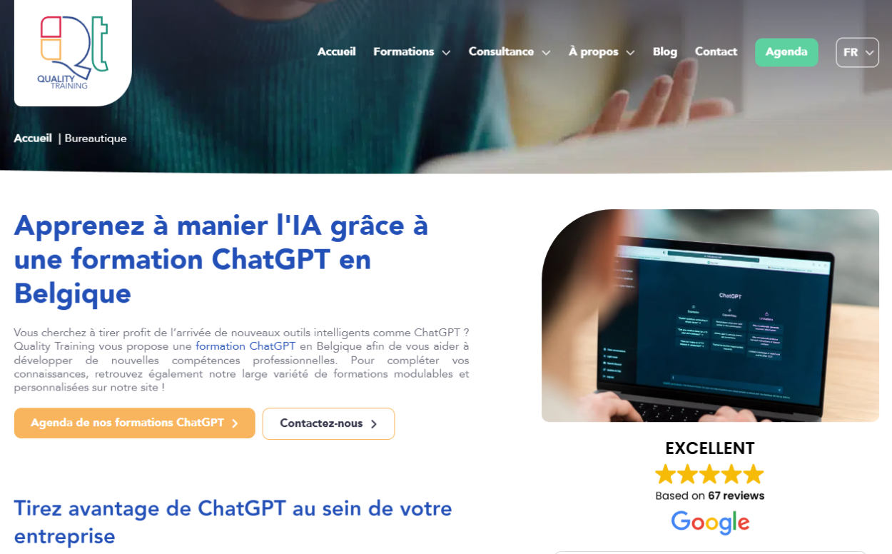 Formation ChatGPT de Quality Training