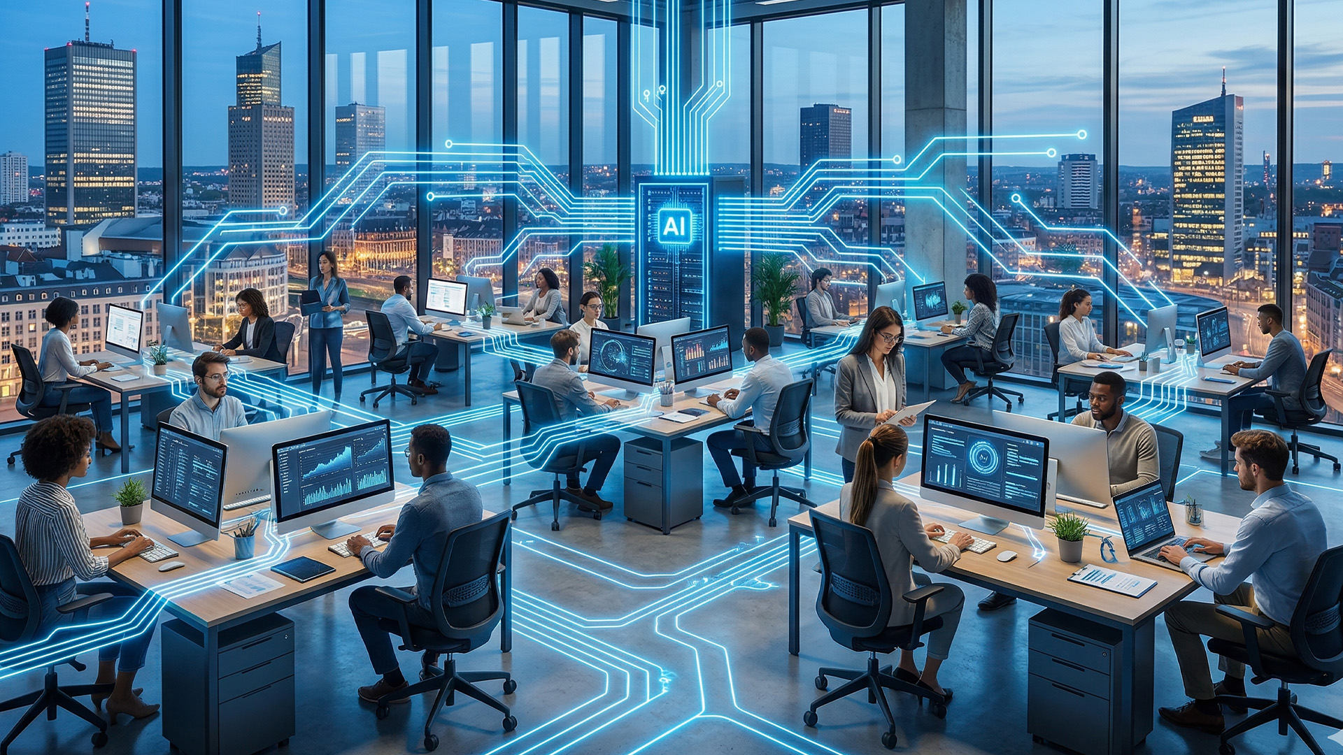 Implémentation de l'IA en entreprise