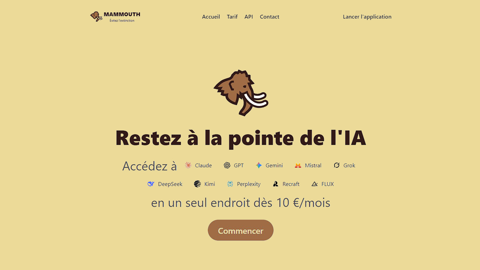 Mammouth AI, guide d'utilisation